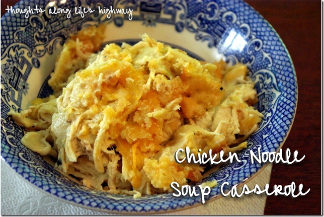 chicken noodle soup casserole